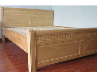 Giường ngủ gỗ Sồi Tần Bì