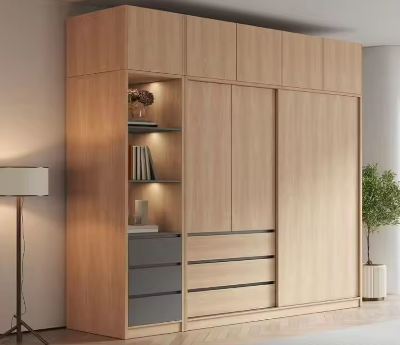 Tủ quần áo cửa lùa đẹp gỗ công nghiệp
